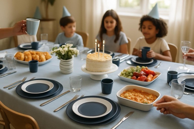 Mesa posta: Aniversário infantil