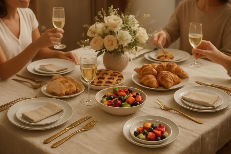 Mesa posta: Brunch com amigos