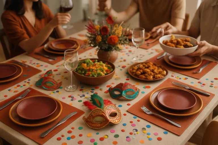 Mesa posta: Carnaval